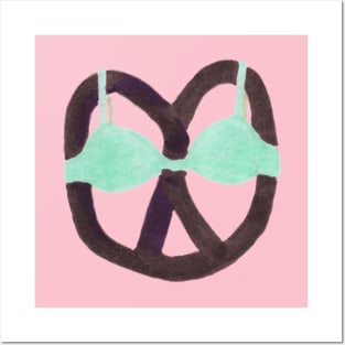 Pretzel wears bra Posters and Art